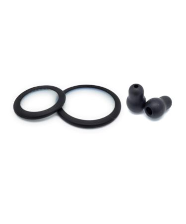 Adult + Pediatric Diaphragm Replacement - Fits Classic III (3) and Cardiology IV Stethoscopes + 2 Extra Ear Pieces Compatible with Littmann and Other Stethoscopes
