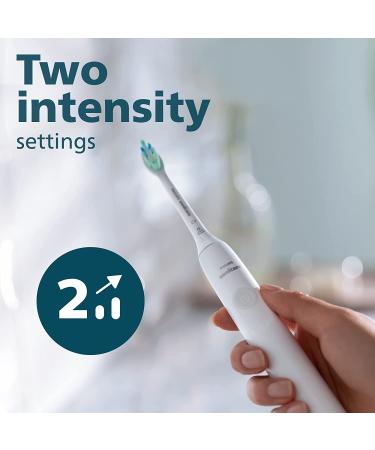 Philips Sonicare 4100 Power Toothbrush - Rechargeable Electric Toothbrush with Pressure Sensor - White HX3681/23 - Buy Online on SooperMarket.com
