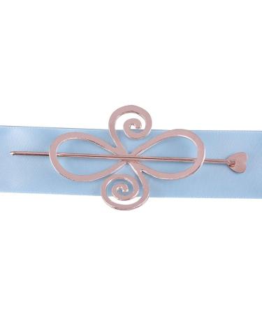 Women Knotted Flower Hairpin Barrette Hair Clip Ponytail Hair Holder - Buy Online on SooperMarket.com