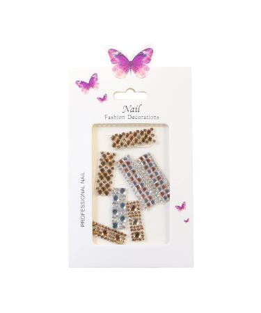 Set Nail Letters Ribbon Luxury 3D Effect Ribbon Tape Row Drill Rhinestones for Female DIY Nail Tools Art Decorations 6.