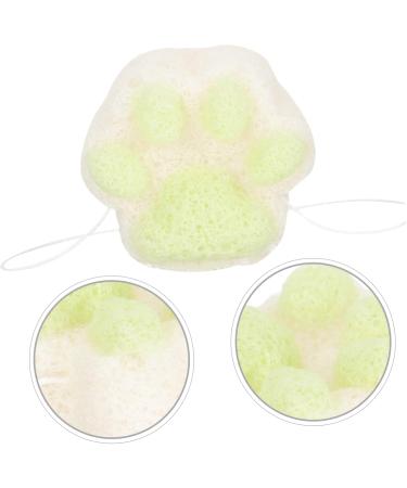 WOFASHPURET Baby Facial Foam Sponge Bath cat paw Bath Sponge exfoliating Body Scrubber Baby Powder Talc- Bath sponges for Shower Baby Sponge for Bathing Child Frosted Body wash - Buy Online on SooperMarket.com