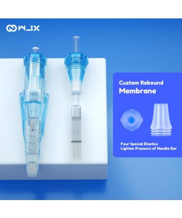 WJX 1011RM Tattoo Cartridges - 20Pcs Disposable Curved Magnum Needles - Buy Online on SooperMarket.com