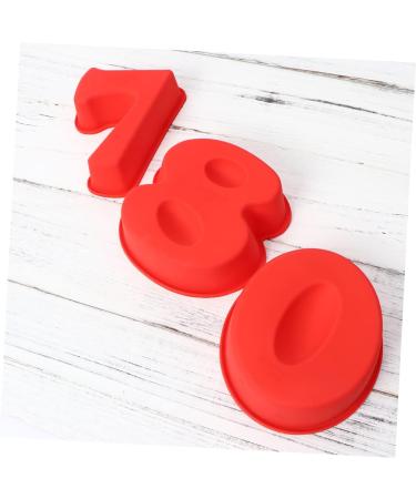MAGICLULU Silicone Ice Cream Mold 18 Pcs Celebrity 3D Chocolate Mold Silicone Letter Molds mediumx2pcs - Buy Online on SooperMarket.com