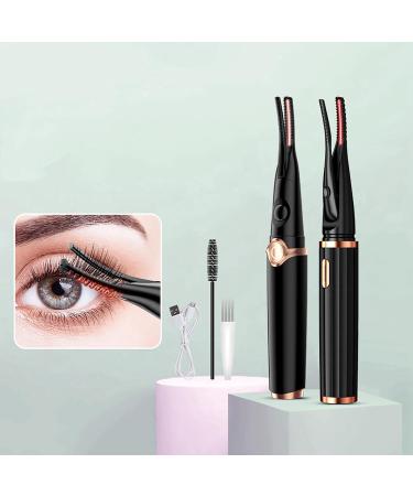 kawehiop USB Charging Compact Heated Eyelash Curler Professional ABS Type 2 1Set 1Set Type 2 - Buy Online on SooperMarket.com