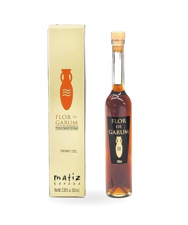 Matiz Flor de Garum - Premium Spanish Fish Sauce - 100ml 3.38 Fl Oz (Pack of 1)