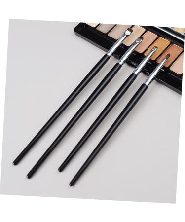 Healeved 4pcs Horse Hair Wooden Handle Eyeliner Precision Brush Black Eye Makeup Kit - Buy Online on SooperMarket.com