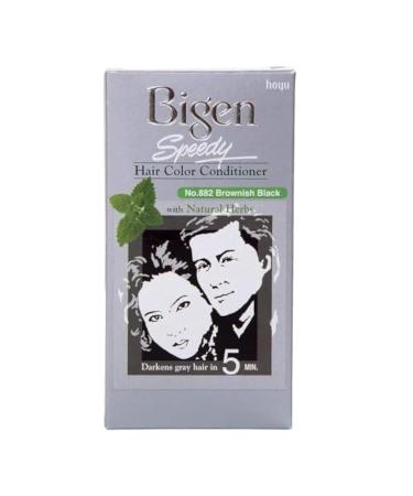 Brownish Black 882 - Bigen Speedy Hair Color Conditioner by Chunkaew