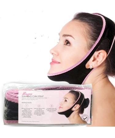 Alayna V Line Face Slimming Mask Chin Lifting Belt - Medium | Double Chin Reducer | Face Lift V Shaped Contour Strap | Anti-Wrinkle Chin Up Patch | Reusable - Pack of 1 - Buy Online on SooperMarket.com