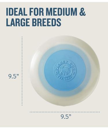 Planet Dog Orbee-Tuff Zoom Flyer Disc Glow-In-The-Dark Dog Fetch Toy Large Glow/Orange Large - Buy Online on SooperMarket.com