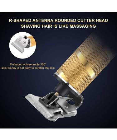 SURKER Electric Pro Li Clippers - Waterproof Cordless Hair Trimmer for Men | Rechargeable T-Blade Grooming Accessories (Gold - Buy Online on SooperMarket.com