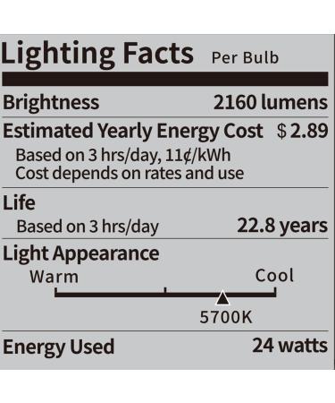 Neewer E26 24W LED Light Bulbs 2 Pack - 2160 Lumens, 5700K, CRI 93+, UL Certified - Bright Video Photography Lighting for 15000h Lifespan - Buy Online on SooperMarket.com