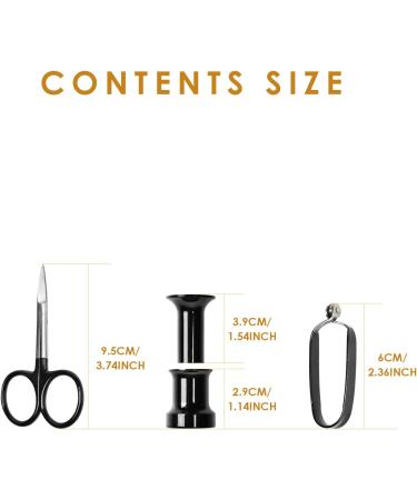 SF Fly Fishing Tying Tools Kit - 7 Pcs Gear Assortment for Bobbin, Threader, Scissors, Whip Finisher, Bodkin, Pliers & Hair Stacker - Buy Online on SooperMarket.com