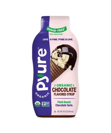 Organic Chocolate Flavored Syrup By Pyure  Sugar-Free Keto 1 Net Carb  14 Fl. Oz