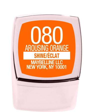 Maybelline Color Sensational Shine Compulsion Lipstick - Arousing Orange 0.1 oz (Pack of 1) - Buy Online on SooperMarket.com