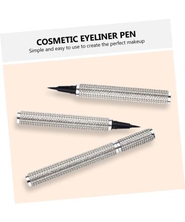 MUSISALY Liquid Eyeliner Eye Shadow Pencil Makeup Eyeliner Cosmetic Eyeliner Pen Gel Silver Pu Sticker Drill - Buy Online on SooperMarket.com