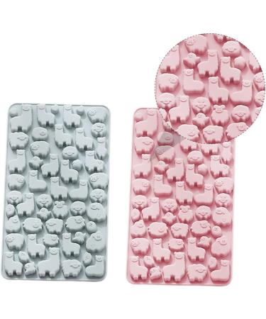 MAGICLULU 6 Pcs Chocolate Silicone Mold Baking Pan Candle Molds Roasting Pan Silicone Ice Cube Molds Chocolate Making Molds Candle Alpaca Mold DIY Baking Mold Alpaca-Shape Mold Soap 23.2X12.9X1.1CMx3pcs Random Colorx3pcs - Buy Online on SooperMarket.com