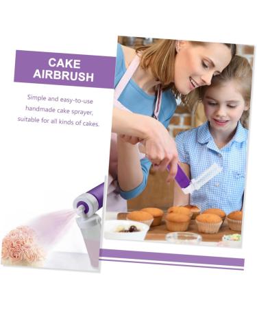 Cabilock 4 Pcs Cake Sprayer Manual Pump Airbrush Baking Cake Airbrush Pump Cake Paint Sprayer Plastic Purple - Buy Online on SooperMarket.com