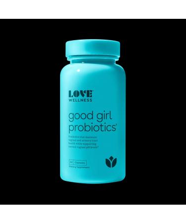 LLK Good Girl Vaginal Probiotics for Women 60 Capsules Supports & Maintains Vaginal Flora Dairy & Gluten-Free
