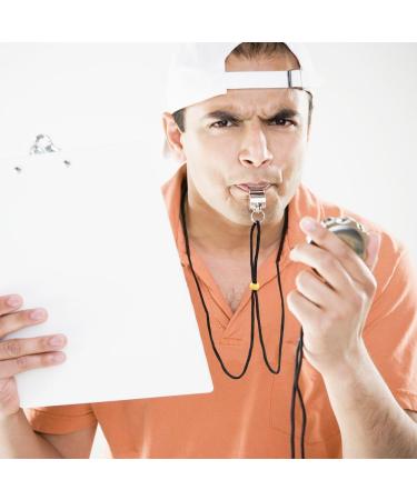 Hipat Whistle  6 Pack Stainless Steel Sports Whistles with Lanyard  Loud Crisp Sound Whistles Bulk Great for Coaches  Referees  and Officials A:silver - Buy Online on SooperMarket.com