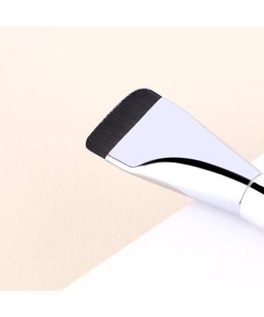Makeup Foundation Brush | Professional Foundation Brush | Soft Bristle Makeup Brush Flat Top Brush for Liquid Makeup for Application for Liquid Powder and Cream Products Aluminum tube rubber handle - Buy Online on SooperMarket.com