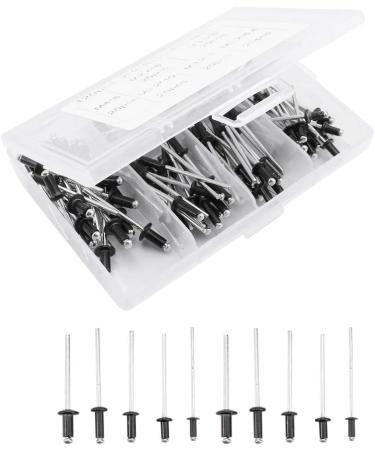 Hemoton Black Rivets Threaded Rivets 120pcs Blind Rivets Aluminium Black .4 .0 .2 Rivet Blind Rivets Nail Fasteners for Home Stainless Steel Rivets Stainless Steel Set - Buy Online on SooperMarket.com