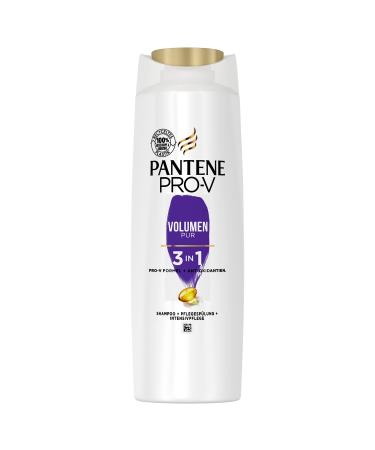 Pantene Pro-V Volume PUR 3-in-1 shampoo + care flushing + intensive care PRO-V Formula + antioxidants for fine flat hair 250ml 250 ml (1 Pack) 250 ml