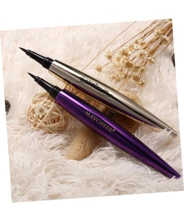 FOYTOKI 2pcs Eyeline Pencil Eye Liner Pencils Liquid Eyeliner Waterproof Eyeliner Pencil Purple - Buy Online on SooperMarket.com