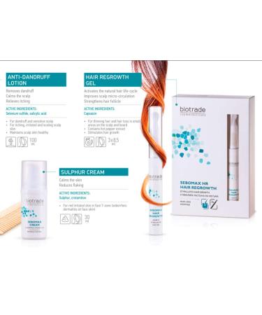 Sebomax Cream for Dandruff, Dermatitis, Psoriasis, Eczema + Free Psorin Oil - Buy Online on SooperMarket.com