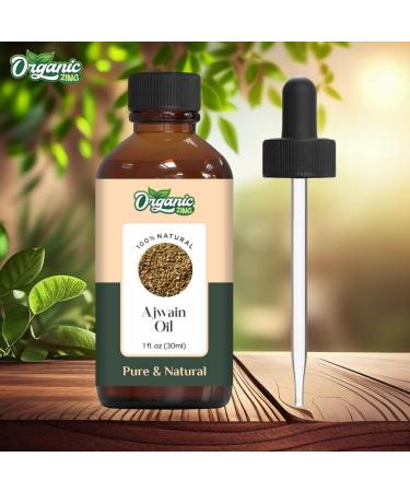 Ajwain Oil - Pure & Natural Essential Oil for Skincare Hair Care & Massage - 30ml | Trachyspermum Ammi - Buy Online on SooperMarket.com