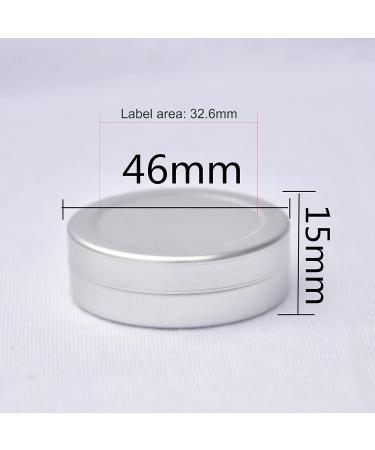 Zeoabsy 12-Piece 15ml Silver Aluminum Cans - Empty Tin Boxes for DIY Ointments Cosmetics & Candle Making - Buy Online on SooperMarket.com