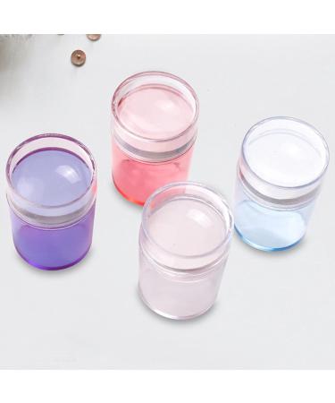 Premium Nail Art Sticker Set for Women - Party Decor & Silicone Stamp Tool - Blue | DIY Home Nail Design - Buy Online on SooperMarket.com