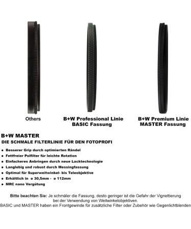 B+W 82mm Kaesemann Circular Polarizer Filter - High Transmission, MRC Nano Glass - Buy Online on SooperMarket.com