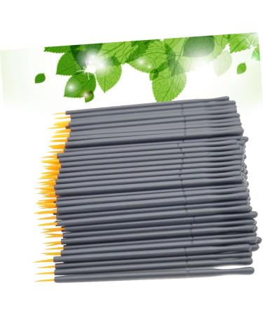 Baluue 100pcs Wand Applicator Eyeliner Liquid Eye Makeup Brushes White Liquid Eyeliner White Eye Liner 15cmX10cm Orange - Buy Online on SooperMarket.com