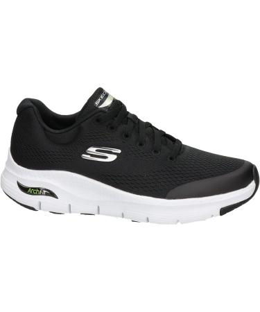 Skechers Women's Arch Fit Infinity Cool Sneakers - 43 EU Black Textile Synthetic with White Trim | International Shipping Available - Buy Online on SooperMarket.com