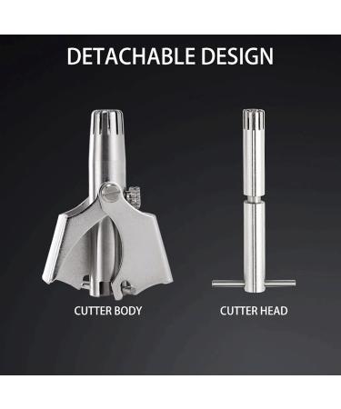 TEMKIN Nose Hair Trimmer - Stainless Steel Manual Scissors for Nose & Ear Hair Removal - Professional Clipper Cutter - Buy Online on SooperMarket.com