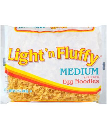 Light 'N Fluffy Medium Egg Noodles, 12 Ounce