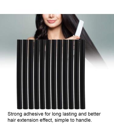 Hot Glue Stick Set of 12 Hot Melt Glue Stick Professional Hair Extensions Keratin Gun Bond Stick Glue Hair Extensions(Black) - Buy Online on SooperMarket.com