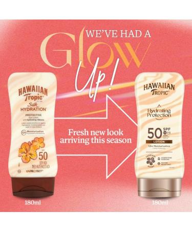 HAWAIIAN TROPIC - Silk Hydration | Protective Lightweight Sun Lotion SPF 50 | 180 ml - Buy Online on SooperMarket.com