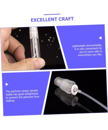 Angoily 40 Pcs Refillable Perfume Spray Vials - Small Portable Travel Glass Bottles 0.1 Oz - Ideal for Samples & On-the-Go Fragrance - Buy Online on SooperMarket.com