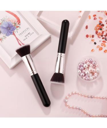 Foundation Brush for Liquid Makeup - Flat Top Kabuki Professional Brush (F03) | Best for Flawless Finish & International Shipping - Buy Online on SooperMarket.com