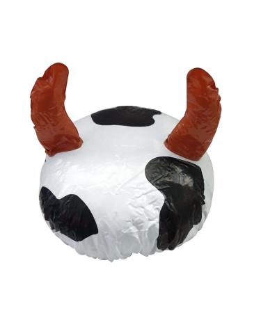 Set of 2 Waterproof Cartoon Shower Cap for Kids - Cute 3D Animal Designs (Cows + Shark) - Perfect for Spa, Swimming, and Bath Time - Buy Online on SooperMarket.com