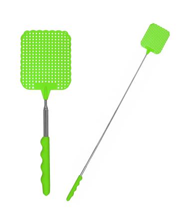 Fly swatter Direct-Hit-72 - extendable & extra long telescopic fly swatter - color green