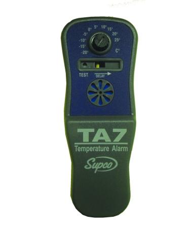 Supco TA7 Battery Operated Temperature Alarm -10 to 80 Degrees F 9V Alkaline Battery -10-80F