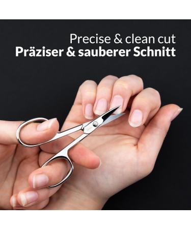 Marqus Nail Scissors from Solingen - Straight Blade for Precise Fingernail & Toenail Cutting | Includes Protective Case - Buy Online on SooperMarket.com
