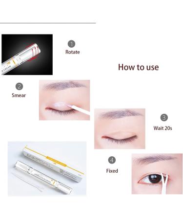 Long-Acting Waterproof Invisible Double Eyelid Shaping Cream & Pen Set for Women - 3-Second Crease, Natural Fold Effect (1pc) - Buy Online on SooperMarket.com