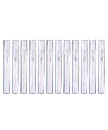 Benecreat 30 Pack 5ml (0.17 ounces) Removable & reusable Mist Mini Spray bottles Duster Pumps for Perfum Lotion Travel Leave Plastic Catches and clear pump heads clear 5ml/0.17oz