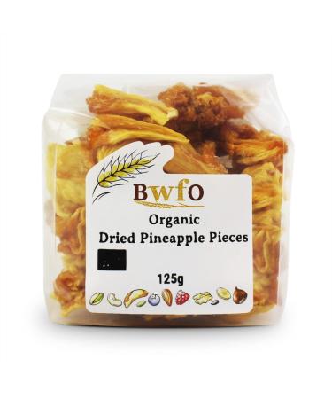 Organic Dried Pineapple Pieces 125g (BWFO)