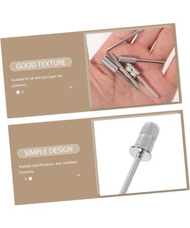 CORHAD 1 Set nail polisher nail polishing head nail sand bands manicure sanding bands professional nail drill nail drill bit pedicure sand belt Stainless Steel. Silicone. Quartz. Ceramics 7.1x5.7cm Picture 2 - Buy Online on SooperMarket.com