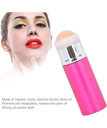 Cute Facial Roller Practical Volcanic Stone Oil Absorbing Ball for Makeup Reusable Facial Skin Care Tools for Oil Skin Easy Cleaning Makeup Beauty Accessories for(Oil-absorbing ball-rose red) - Buy Online on SooperMarket.com