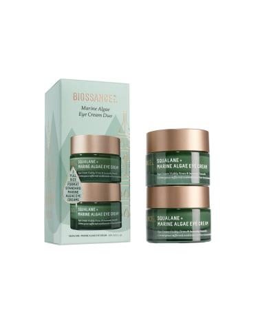 BIOSSANCE Squalane and Marine Algae Eye Cream. Rich Anti-Aging Face Cream Lifts Firms and Smooths Fine Lines and Wrinkles 0.5 ounces